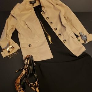 Talbots Khaki Jacket with Buttons